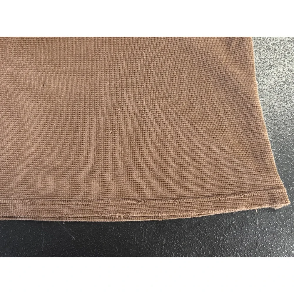 Polo‎ Ralph Lauren Mens Brown Sleepwear Long Sleeve Shirt Size Large Distressed